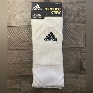 One New with tags menace crew climalite traction crew socks. Size large.